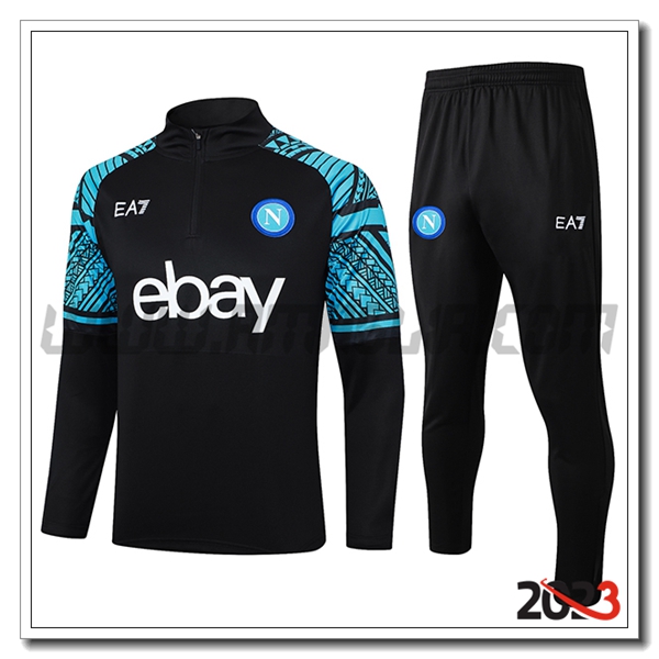 Tuta Allenamento SSC Napoli Blu/Nero 2023 2024