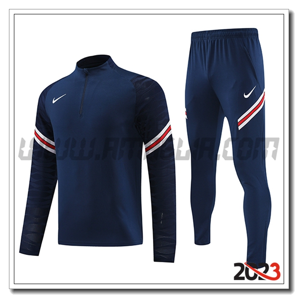 Tuta Allenamento Nike Blu Scuro 2023 2024