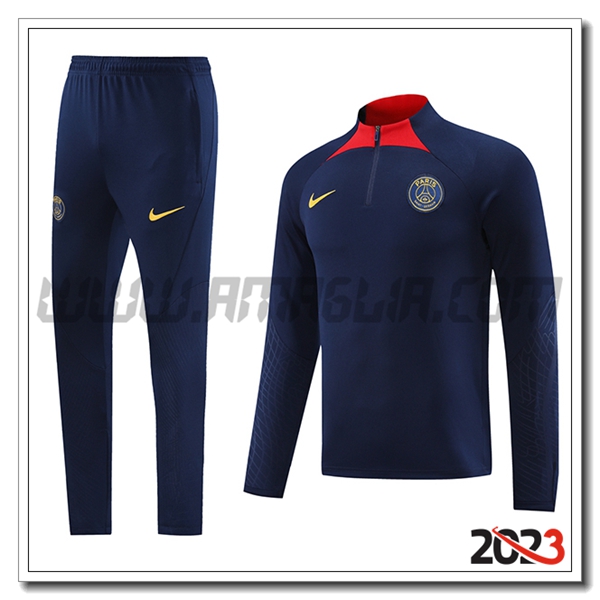 Tuta Allenamento PSG Blu/Rosso 2023 2024