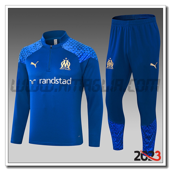 Tuta Allenamento Marsiglia Blu 2023 2024