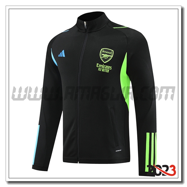 Giacca Calcio FC Arsenal Nero/Verde 2023 2024