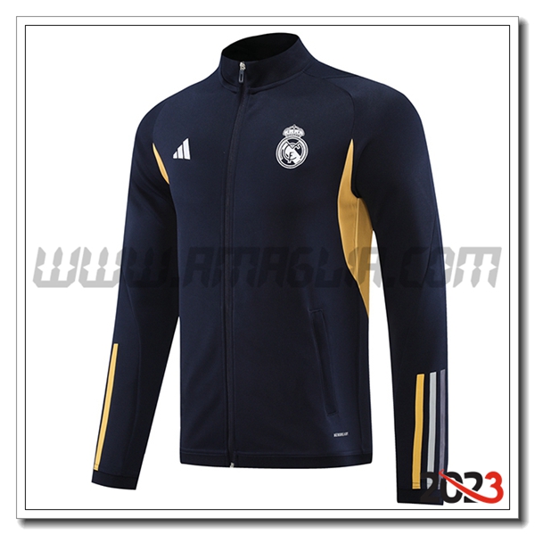 Giacca Calcio FC Real Madrid Blu Scuro 2023 2024