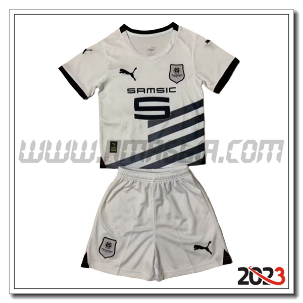 Kit Maglia Stade Rennais Bambino Seconda 2023 2024