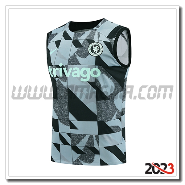 Canotta Allenamento FC Chelsea Verde/Nero/Grigio 2023 2024