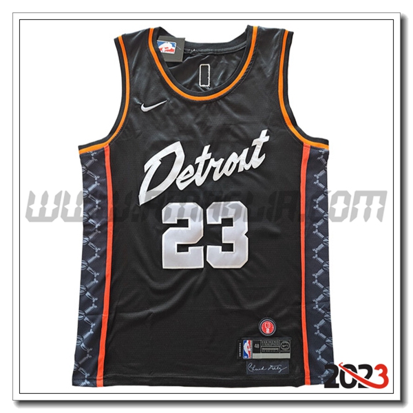 Maglia Detroit Pistons (IVEY #23) 2023/24 Nero
