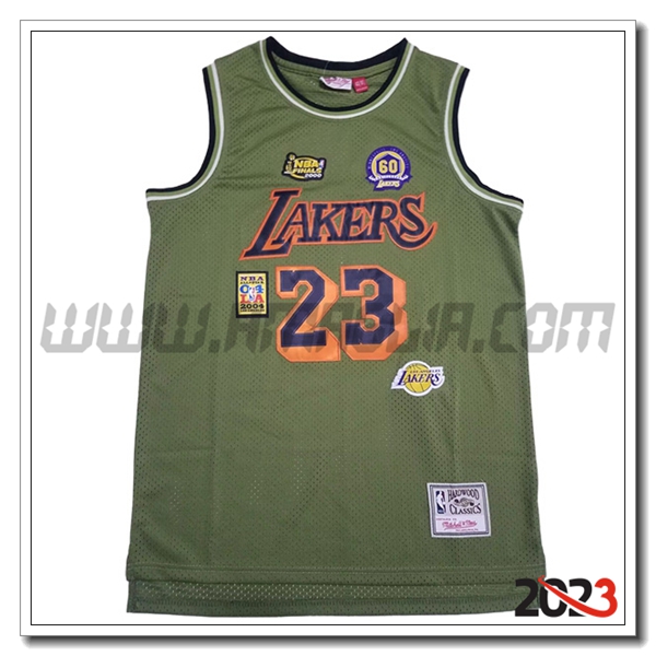 Maglia Los Angeles Lakers (JAMES #23) 2023/24 Verde
