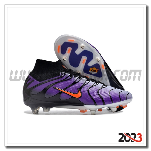 Nike Scarpe Da Calcio Air Zoom Mercurial Superfly IX Elite SG viola/Nero