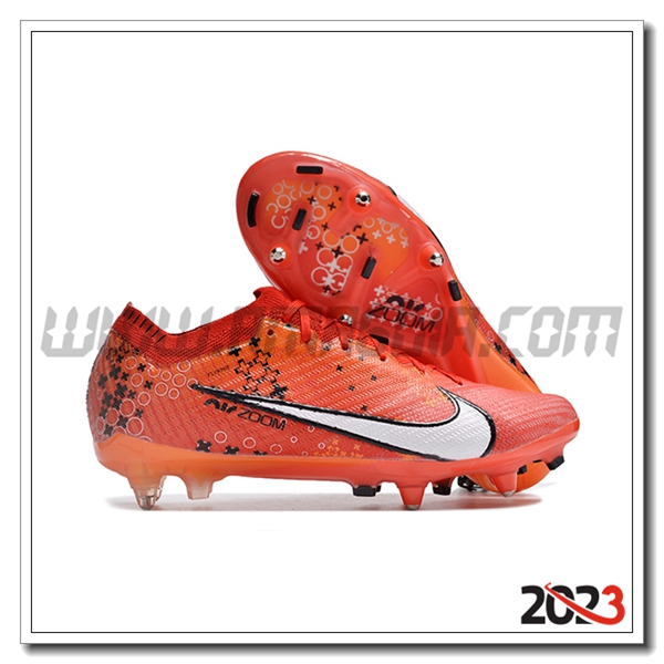 Nike Scarpe Da Calcio Air Zoom Mercurial Vapor XV Elite SG Arancia/Bianco/Nero