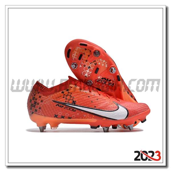 Nike Scarpe Da Calcio Air Zoom Mercurial Vapor XV Elite SG Arancia/Bianco/Nero -02