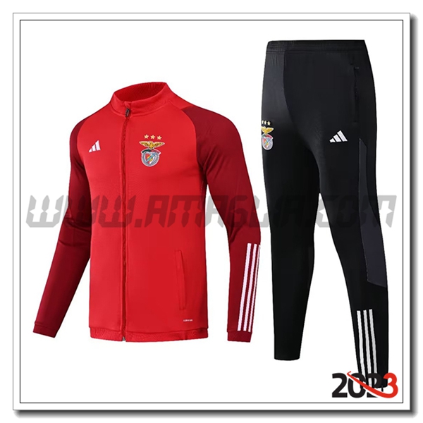 Tuta Allenamento Benfica Rosso/Nero 2023 2024 -02