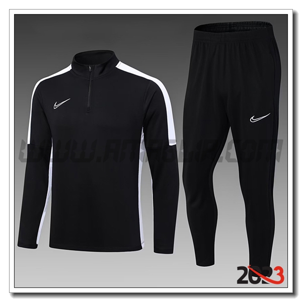 Tuta Allenamento Nike Bambino Bianco/Nero 2023 2024