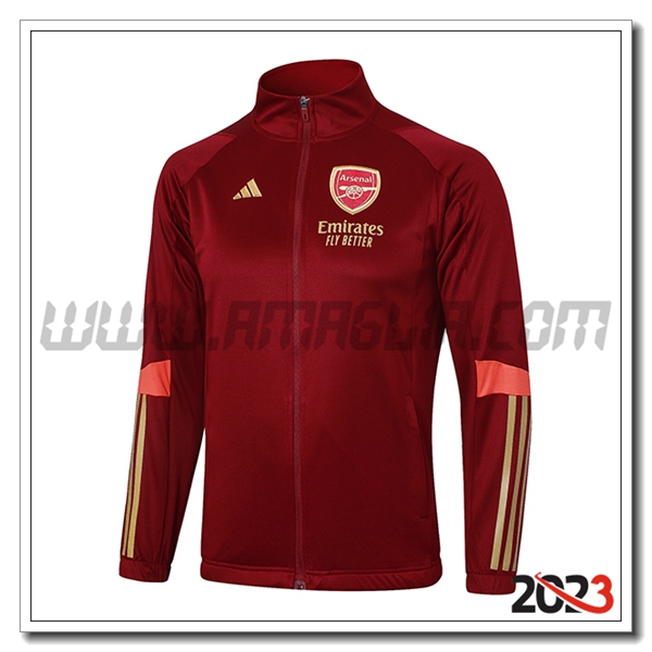 Giacca Calcio Arsenal Rosso 2023 2024 -02