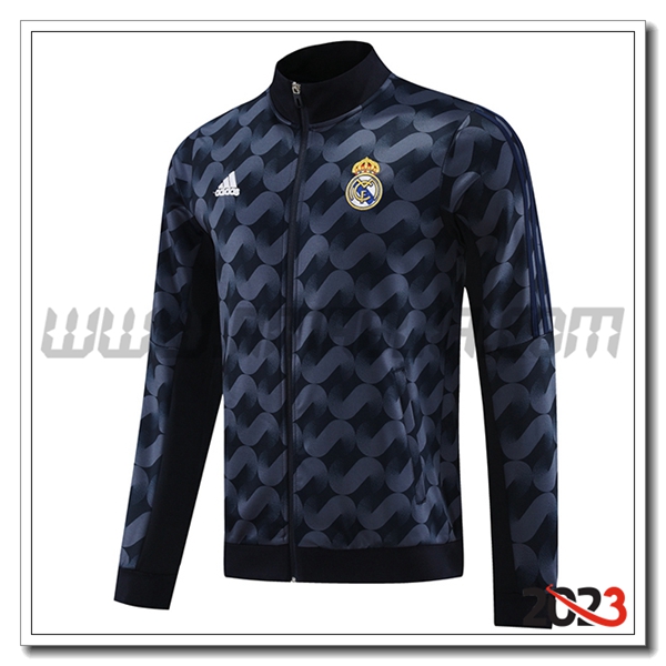 Giacca Calcio Real Madrid Nero/Blu 2023 2024