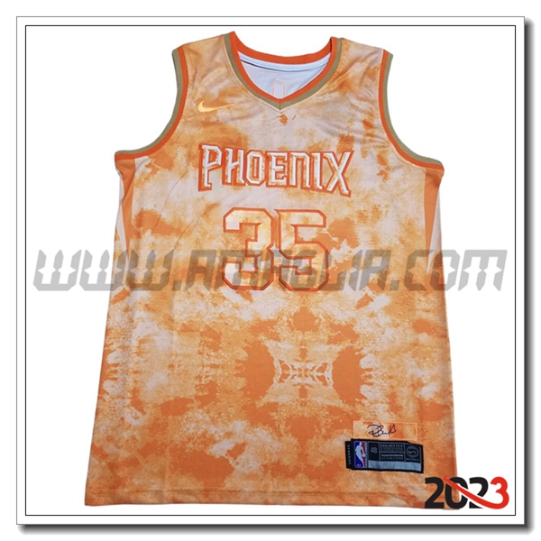 Maglia Phoenix Suns (DURANT #35) 2023/24 Arancia -02
