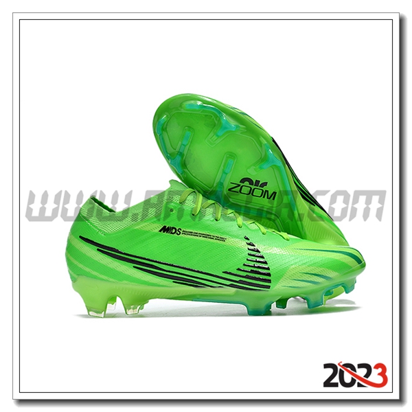 Nike Scarpe Da Calcio AIR Zoom Mercurial Vapor 15 Elite XXV MDS FG Verde/Nero -02