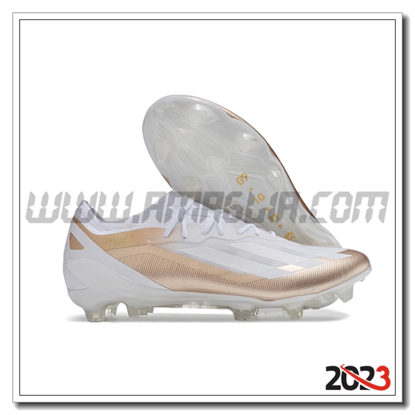 Adidas Scarpe Da Calcio X CRAZYFAST MESSI.1 FG BOOTS Bianco/Marrone