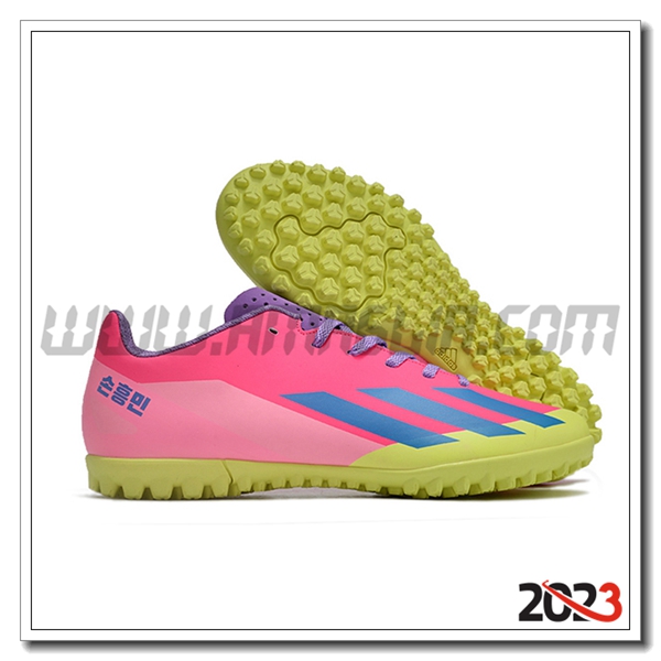 Adidas Scarpe Da Calcio X GHOSTED.4 TF Rosa/Blu/Giallo