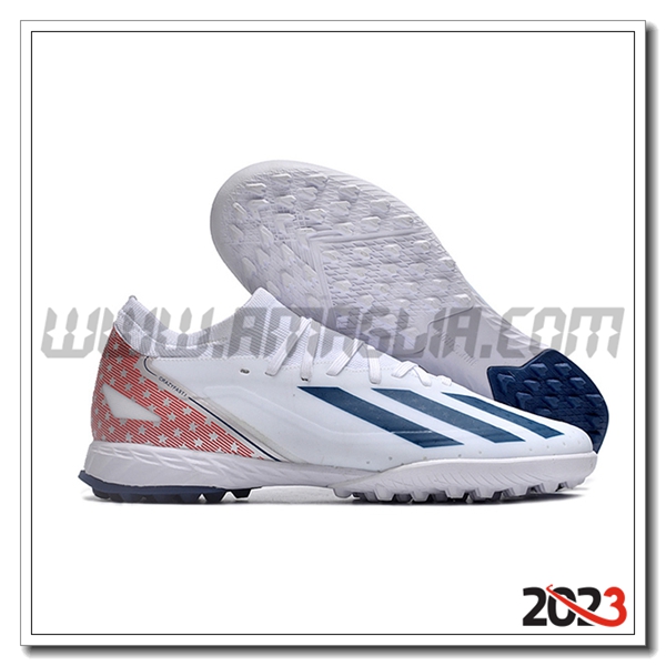 Adidas Scarpe Da Calcio X CRAZYFAST.3 TF BOOTS Bianco/Blu/Rosso