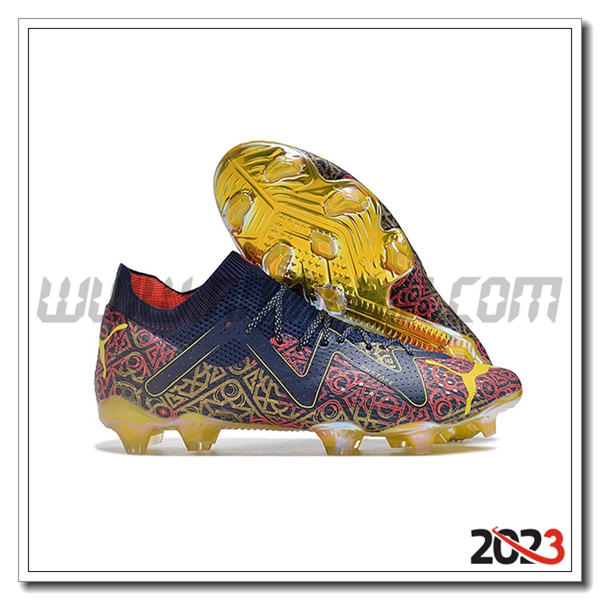 PUMA Scarpe Da Calcio Future Ultimate FG Nero/Giallo/Rosso