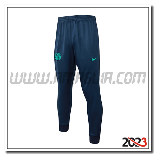 Pantaloni Allenamento FC Barcellona Blu 2023 2024 -03