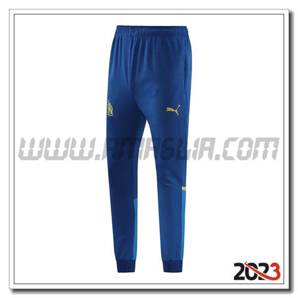 Pantaloni Allenamento Marsiglia Blu 2023 2024 -04