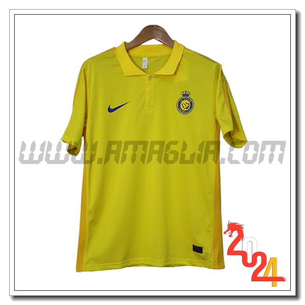 Maglia Polo Riyadh Giallo 2023 2024
