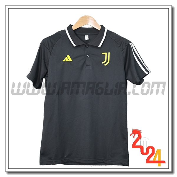 Maglia Polo Juventus Nero 2023 2024 -02