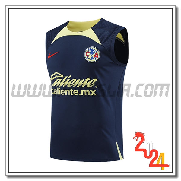 Canotta Allenamento Club America Blu Scuro 2024/2025