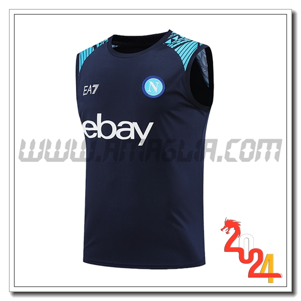 Canotta Allenamento SSC Napoli Blu Scuro 2024/2025