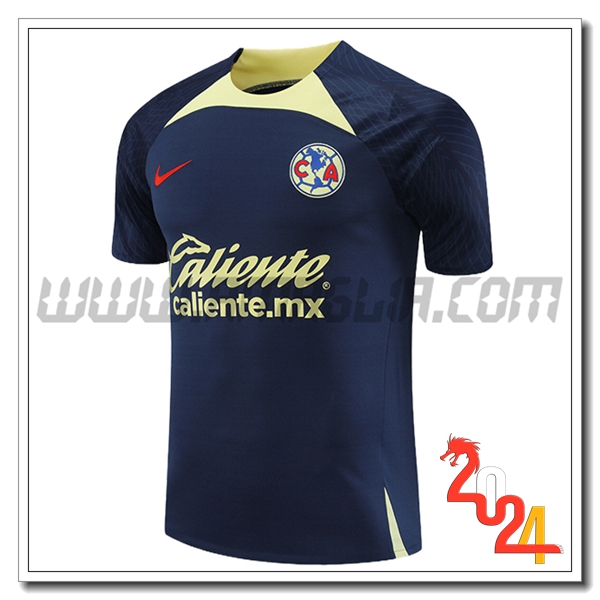T Shirt Allenamento Club America Blu Scuro 2024/2025