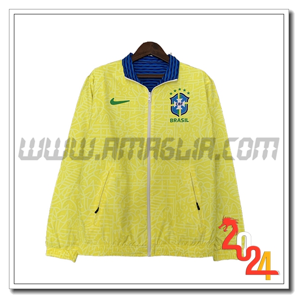 Giacca A Vento Brasile Giallo 2023 2024