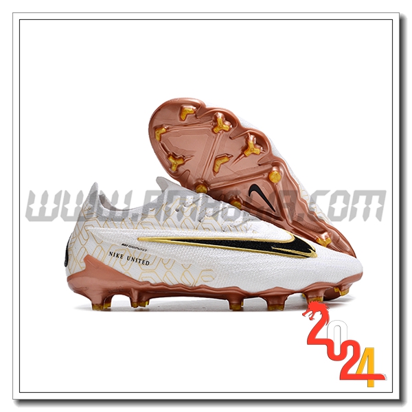 Nike Scarpe Da Calcio Phantom GX Elite FG Bianco/Nero/Marrone
