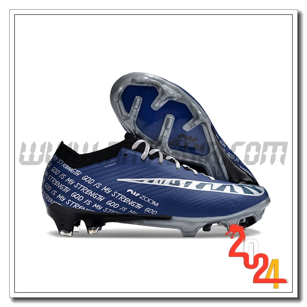 Nike Scarpe Da Calcio AIR Zoom Mercurial Vapor 15 Elite XXV FG NU Blu/Bianco