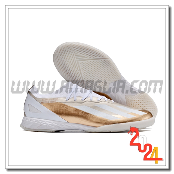 Adidas Scarpe Da Calcio X CRAZYFAST.1 IC BOOTS Bianco/Marrone
