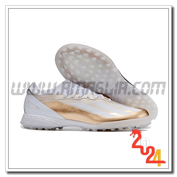 Adidas Scarpe Da Calcio X CRAZYFAST.1 TF BOOTS Bianco/Marrone