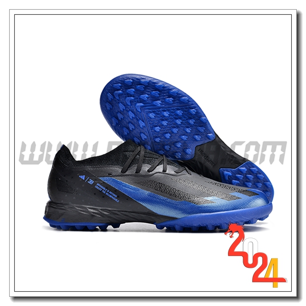 Adidas Scarpe Da Calcio X CRAZYFAST.1 TF BOOTS Nero/Blu