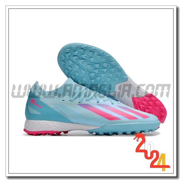 Adidas Scarpe Da Calcio X CRAZYFAST.3 TF BOOTS Blu/Rosa