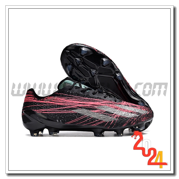 Adidas Scarpe Da Calcio CRAZYFAST STRUNG+ FG BOOTS Nero/Rosa