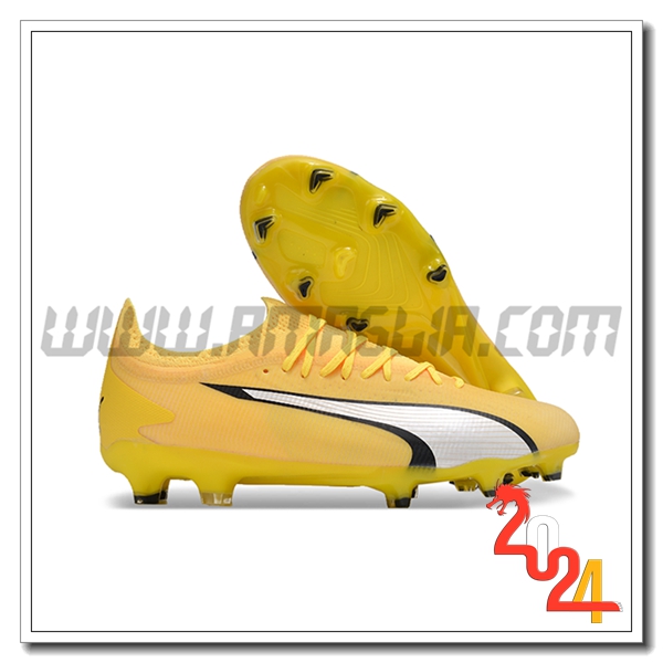 PUMA Scarpe Da Calcio Ultra Ultimate FG Giallo/Bianco/Nero