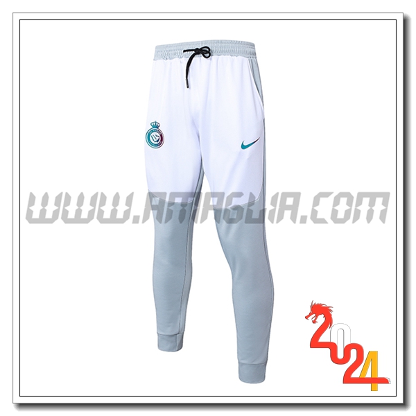 Pantaloni Da Allenamento Riyadh Grigio/Bianco 2023 2024