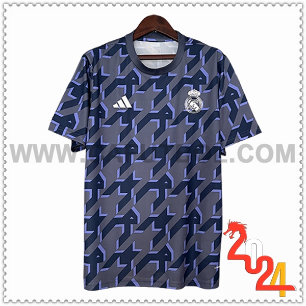 T Shirt Allenamento Real Madrid Grigio/Blu/viola 2024 2025