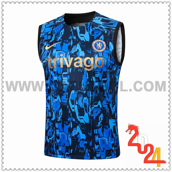 Canotta Allenamento FC Chelsea Blu/Nero 2024 2025