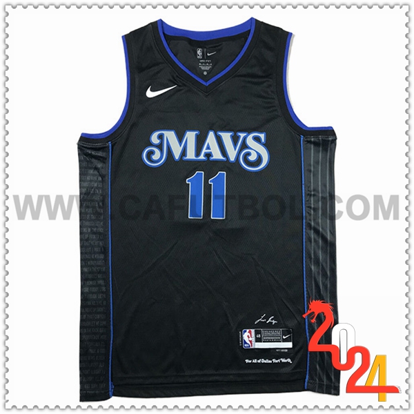 Maglia Dallas Mavericks (IRVING #11) 2024/25 Nero/Blu