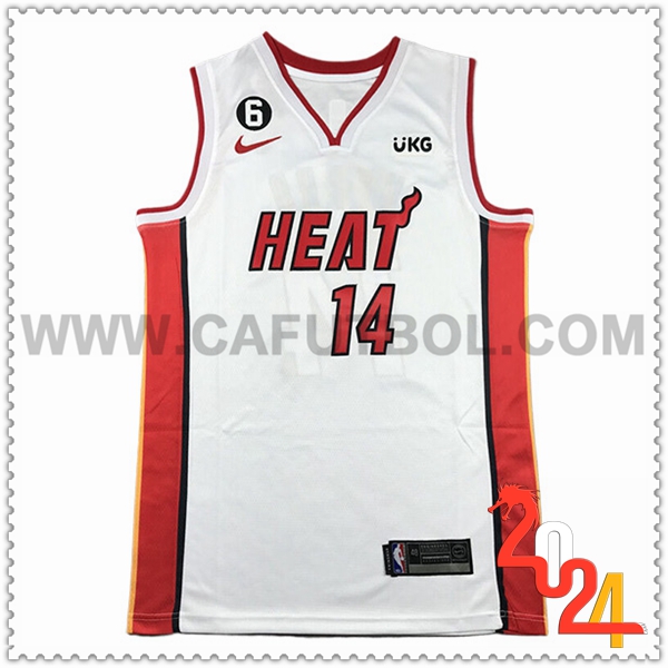 Maglia Miami Heat (HERRO #14) 2024/25 Bianco/Rosso