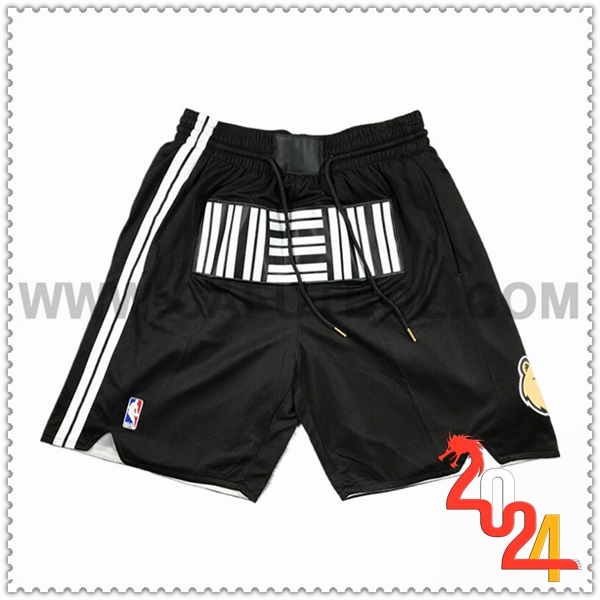 Pantaloncini NBA Memphis Grizzliess 2024/25 Nero/Bianco