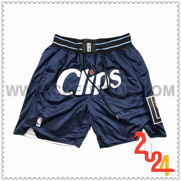 Pantaloncini NBA Los Angeles Clippers 2024/25 Blu Scuro