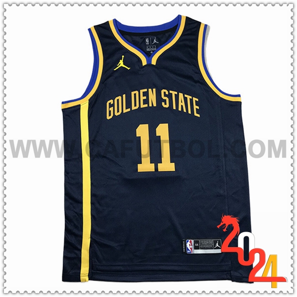 Maglia Golden State Warriors (THOMPSON #11) 2024/25 Blu Scuro