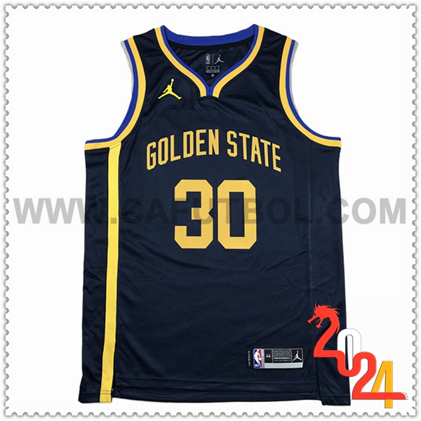 Maglia Golden State Warriors (CURRY #30) 2024/25 Blu Scuro