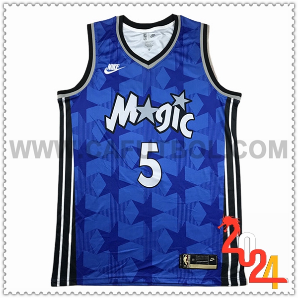 Maglia Orlando Magic (BANCHERO #5) 2024/25 Blu/Nero/Bianco