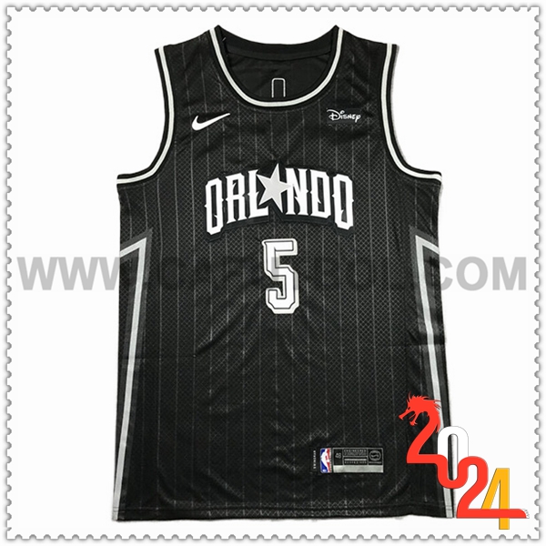 Maglia Orlando Magic (BANCHERO #5) 2024/25 Nero/Bianco